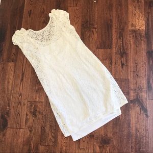 Laundry White Lace Dress NWT